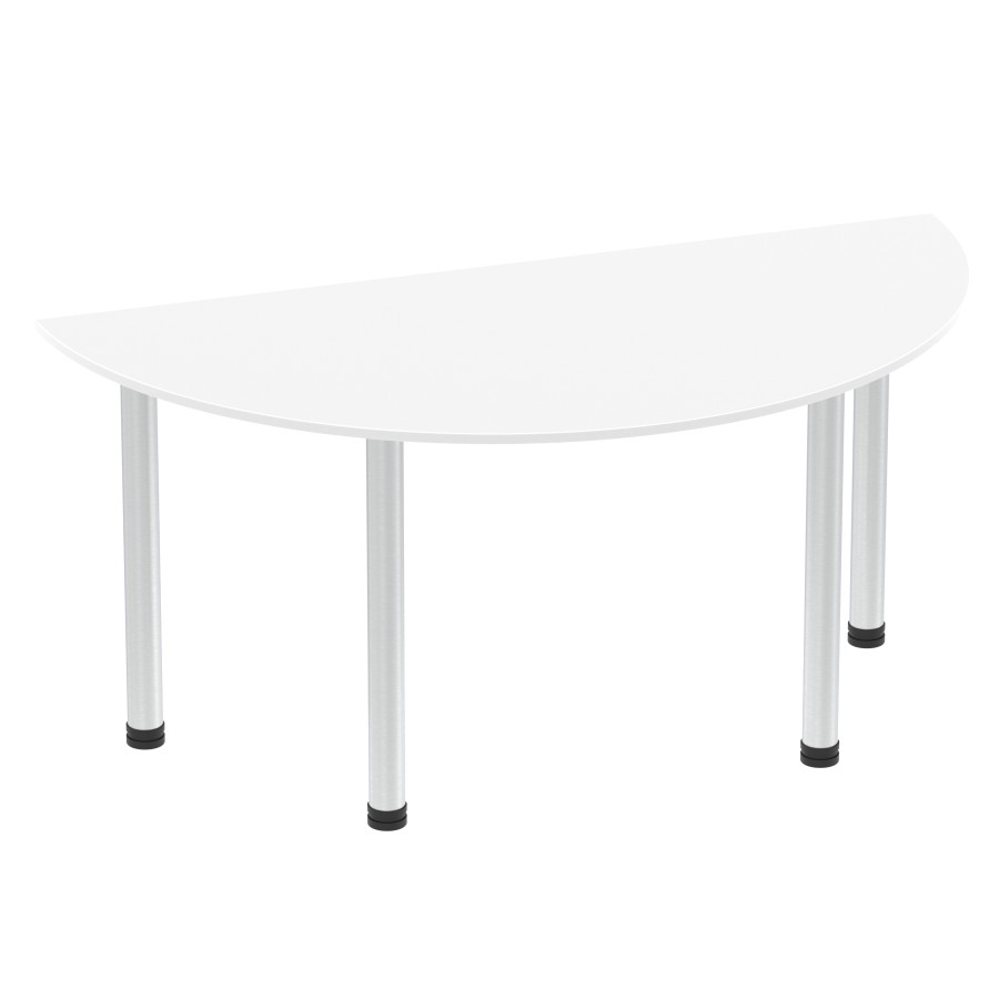 Rayleigh Post Leg Semi Circle Table